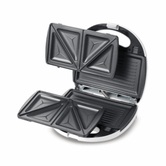 Kenwood Sandwich Maker & Grill 2 in 1 Multi-Functional Plates For Grilling & Toasted Sandwiches Thermostatically Controlled SMP01.A0WH