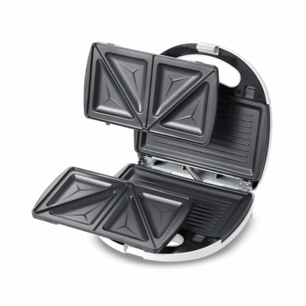 Kenwood Sandwich Maker & Grill 2 in 1 Multi-Functional Plates For Grilling & Toasted Sandwiches Thermostatically Controlled SMP01.A0WH