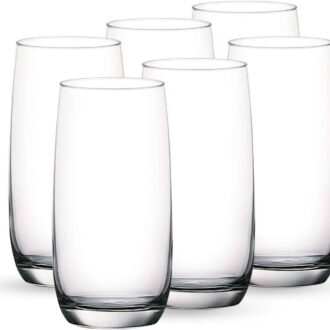 Ocean Glass 6pcs Ivory Hi Ball 370ml Drink Tumbler 1B13013