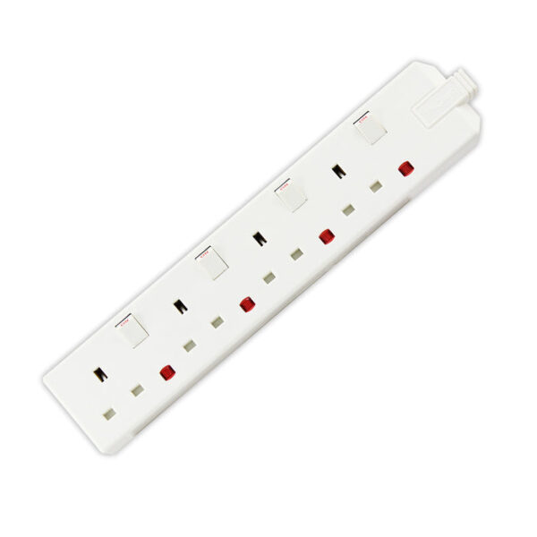 Tronic 4 Way Extension Cord with Neon EC 4954