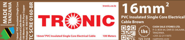 Tronic 16mm Single Core Cable