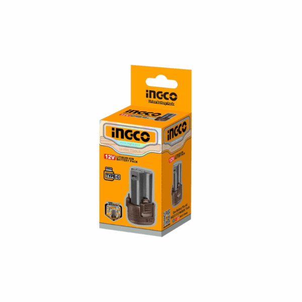 Ingco Lithium-Ion Battery Pack 12V 1.5Ah with USB Type-C Port FBLI12153