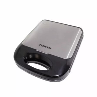 Nikai Sandwich Toaster 1400W 4 Slice Stainless Steel Cool Touch Handle NST925A2