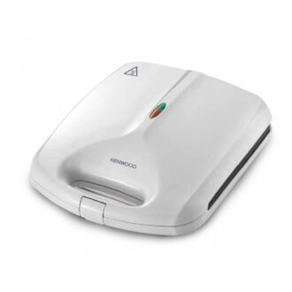 Kenwood Sandwich Maker 1200W 4 Slice Non-Stick Fixed Griddle Plates SMP50.000WH