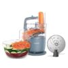 Kenwood Food Processor 650W MultiPro Go Chopping Slicing Grating Pureeing and Kneading Dough with Express Serve 1.3L Bowl Knife blade 4mm Slicing/Grating Disk FDP22.130GY