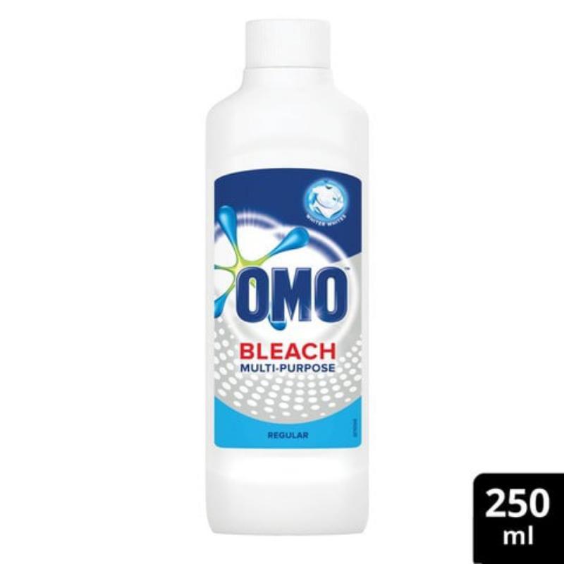 Omo Multipurpose Bleach Regular 250Ml Removes Tough Stains And Kills 99.9% Of Germs 68760935 (Pack Of 3) 2 Omo Multipurpose Bleach Regular 250Ml Removes Tough Stains And Kills 99.9% Of Germs 68760935 (Pack Of 3)