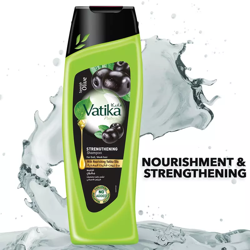 Vatika Strengthening Shampoo Black Olive 400Ml 3 Vatika Strengthening Shampoo Black Olive 400Ml