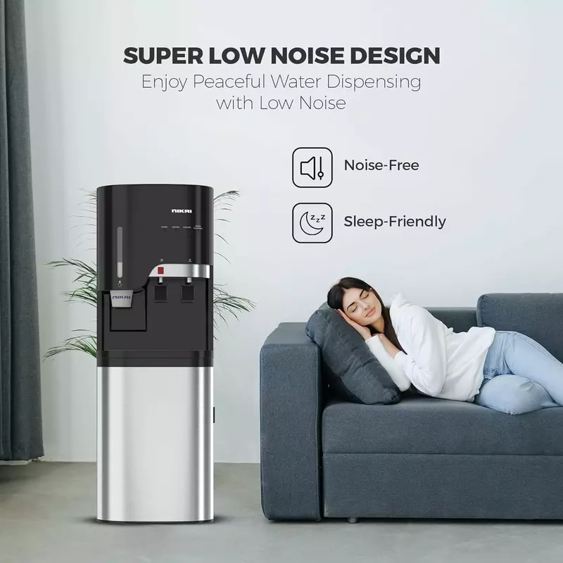 Nikai Water Dispenser 2 Taps Bottom Load With Cup Holder Nwd5000Bss 2 Taps Hot And Cold Compressor Cooling Steel Tank Anti Bacterial Design 3 Nikai Water Dispenser 2 Taps Bottom Load With Cup Holder Nwd5000Bss 2 Taps Hot And Cold Compressor Cooling Steel Tank Anti Bacterial Design