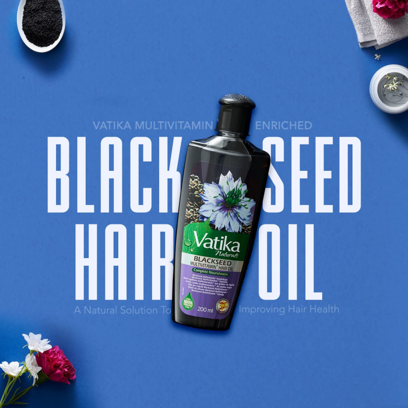 Vatika Herbal Black Seed Enriched Hair Oil For Complete Hair Care 200Ml (Pack Of 6) 2 Vatika Herbal Black Seed Enriched Hair Oil For Complete Hair Care 200Ml (Pack Of 6)