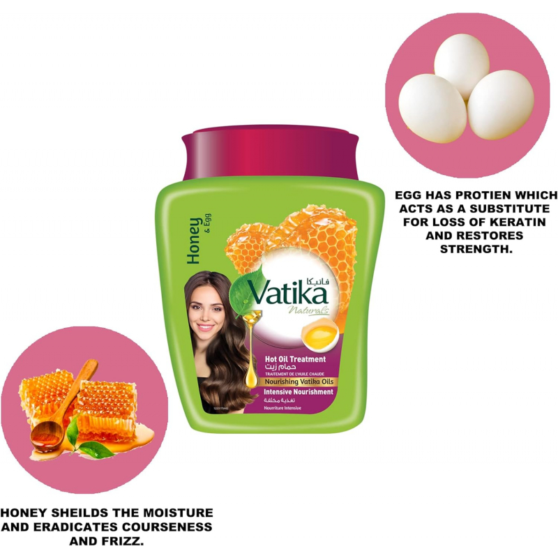 Vatika Hot Oil Treatment Nourishment Hot Oil, Deep Hydration, And Transformation For Dry, Damaged, And Thick Hair, Enriching Care For Vibrant Hair, Infused With Honey &Amp; Egg Goodness 1Kg (Pack Of 3) 4 Vatika Hot Oil Treatment Nourishment Hot Oil, Deep Hydration, And Transformation For Dry, Damaged, And Thick Hair, Enriching Care For Vibrant Hair, Infused With Honey &Amp; Egg Goodness 1Kg (Pack Of 3)