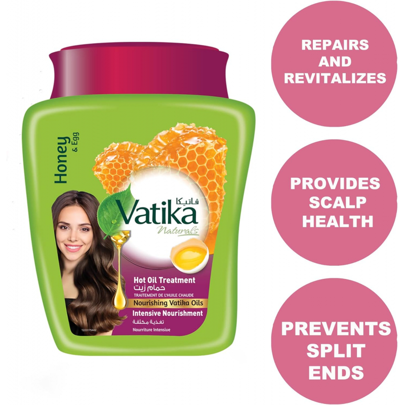 Vatika Hot Oil Treatment Nourishment Hot Oil, Deep Hydration, And Transformation For Dry, Damaged, And Thick Hair, Enriching Care For Vibrant Hair, Infused With Honey &Amp; Egg Goodness 1Kg (Pack Of 3) 6 Vatika Hot Oil Treatment Nourishment Hot Oil, Deep Hydration, And Transformation For Dry, Damaged, And Thick Hair, Enriching Care For Vibrant Hair, Infused With Honey &Amp; Egg Goodness 1Kg (Pack Of 3)