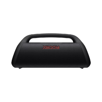 LG XBOOM Go Portable Bluetooth Speaker 80W with Stage Lighting, IP67 Waterproof, 4.5" Woofer & Horn Tweeter, Sound Boost, 24Hrs Battery Backup XG9QBK