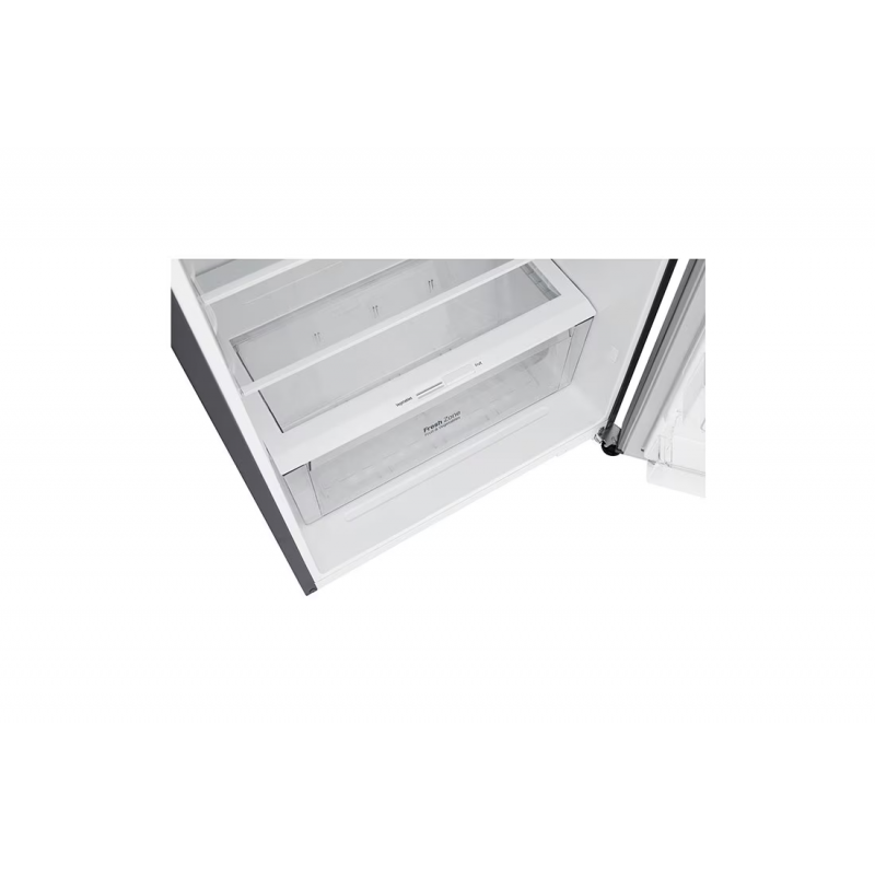Lg Refrigerator 438L Double Door Top Freezer Linear Cooling, Door Cooling, Fresh 0 Zone, Smart Inverter Linear Compressor, Hygiene Fresh, Smart Thinq, Platinum Silver Gl-T652Hlcm