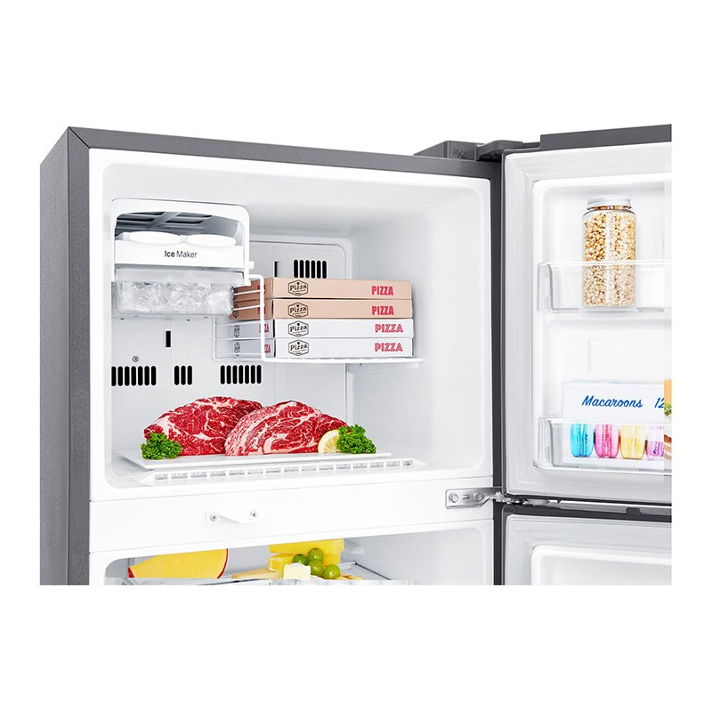 Lg Refrigerator 234L Double Door, Top Freezer With Inverter Linear Compressor, Multi Air Flow Silver Gc-252Slbb 10 Lg Refrigerator 234L Double Door, Top Freezer With Inverter Linear Compressor, Multi Air Flow Silver Gc-252Slbb