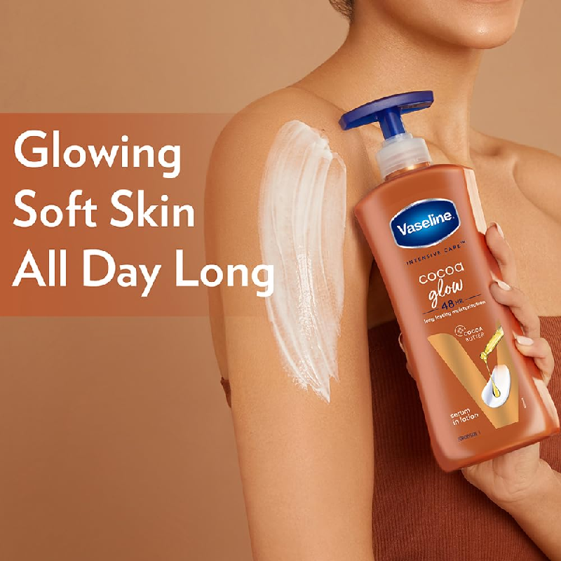Vaseline Intensive Care Body Lotion Cocoa Glow 400Ml (Pack Of 3Pcs) 5 Vaseline Intensive Care Body Lotion Cocoa Glow 400Ml (Pack Of 3Pcs)