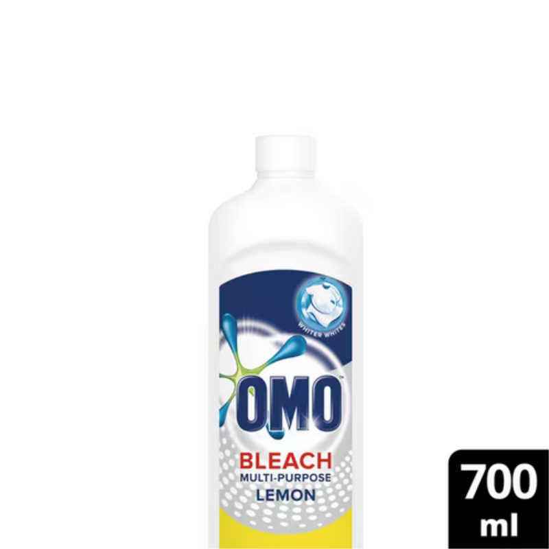 Omo Multipurpose Bleach Lemon Fresh 700Ml Removes Tough Stains And Kills 99.9% Of Germs 68689539 (Pack Of 3) 2 Omo Multipurpose Bleach Lemon Fresh 700Ml Removes Tough Stains And Kills 99.9% Of Germs 68689539 (Pack Of 3)