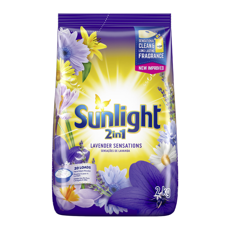 Sunlight Washing Machine Detergent 2In1 Lavender 3Kg 1 Sunlight Washing Machine Detergent 2In1 Lavender 3Kg
