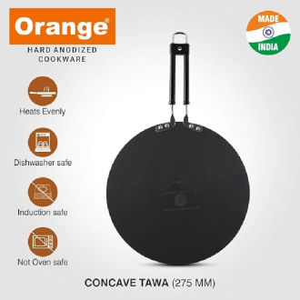 Orange Hard Anodized Chapati Tawa Non-Stick 27cm OHAC086