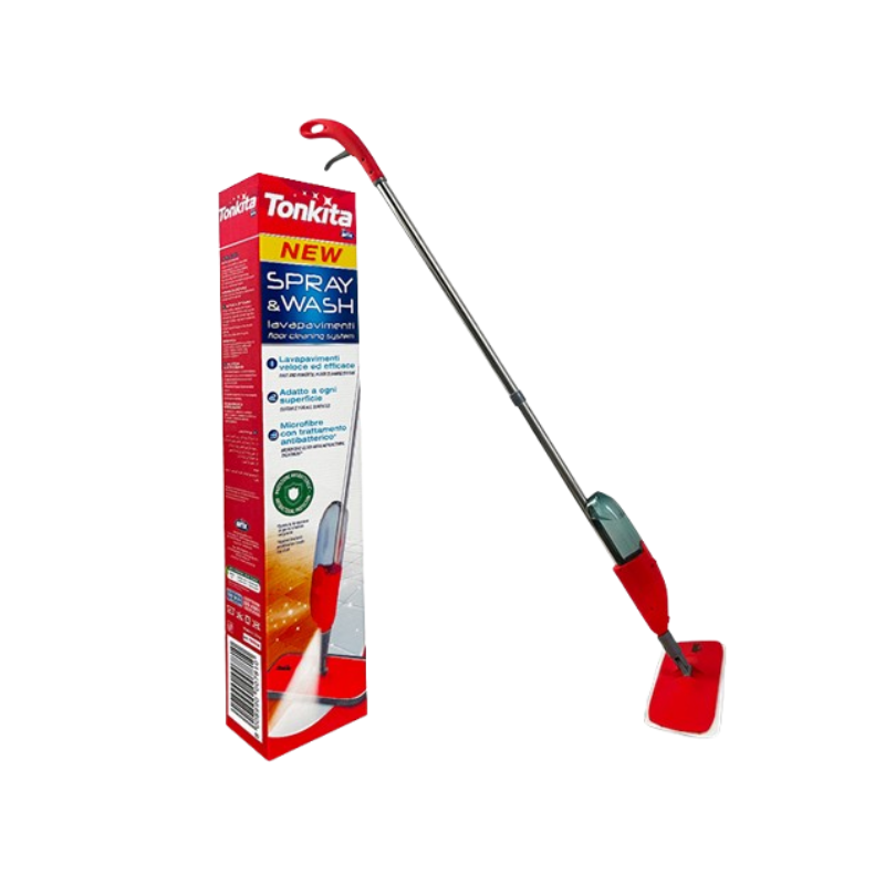 Tonkita Spray &Amp; Wash Mop Floor Cleaning System 4 Tk781A (Set Of 2Pcs) 1 Tonkita Spray &Amp; Wash Mop Floor Cleaning System 4 Tk781A (Set Of 2Pcs)