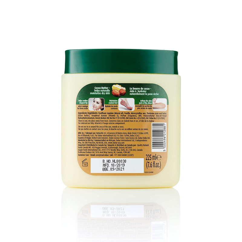 Dabur Herbolene Petroleum Jelly Enriched With Cocoa Butter And Vitamin E For Dry And Rough Skin 225Ml (Pack Of 3) 2 Dabur Herbolene Petroleum Jelly Enriched With Cocoa Butter And Vitamin E For Dry And Rough Skin 225Ml (Pack Of 3)