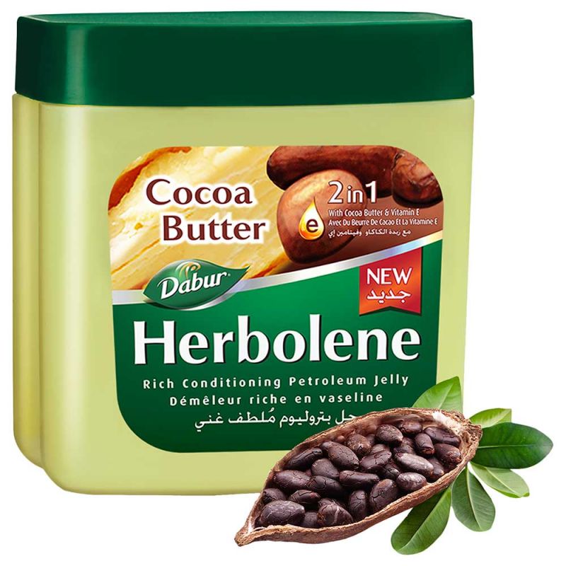 Dabur Herbolene Petroleum Jelly Enriched With Cocoa Butter And Vitamin E For Dry And Rough Skin 225Ml (Pack Of 3) 5 Dabur Herbolene Petroleum Jelly Enriched With Cocoa Butter And Vitamin E For Dry And Rough Skin 225Ml (Pack Of 3)