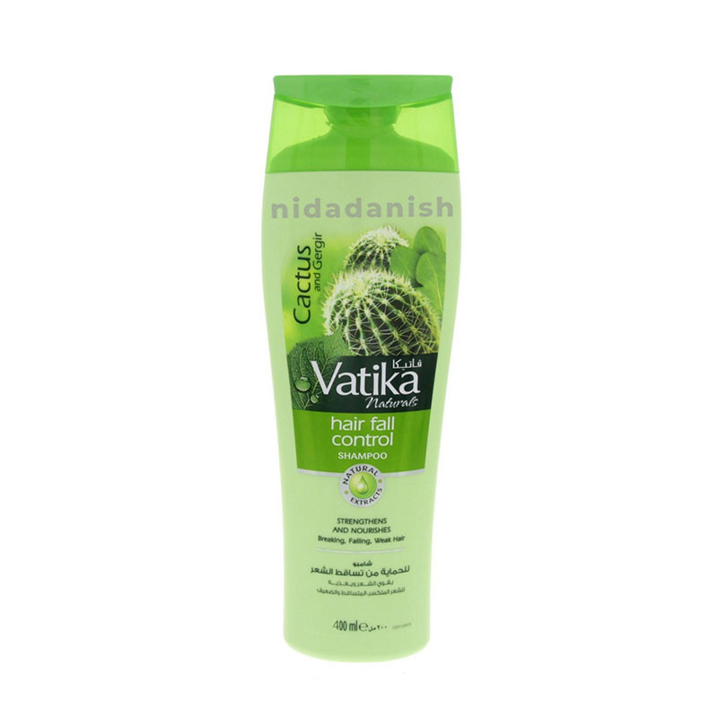 Vatika Shampoo Hair Fall Control, Enriched With Cactus And Georgia, For Weak Hair 400Ml With Free Conditioner 200Ml 2 Vatika Shampoo Hair Fall Control, Enriched With Cactus And Georgia, For Weak Hair 400Ml With Free Conditioner 200Ml
