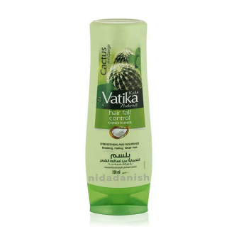 Vatika Conditioner Hair Fall Control, Natural Moisturizing Hair Conditioner for Women, All Hair Types, Scalp Hydrating Moisturizer, 200ml Wild Cactus (Pack of 3)