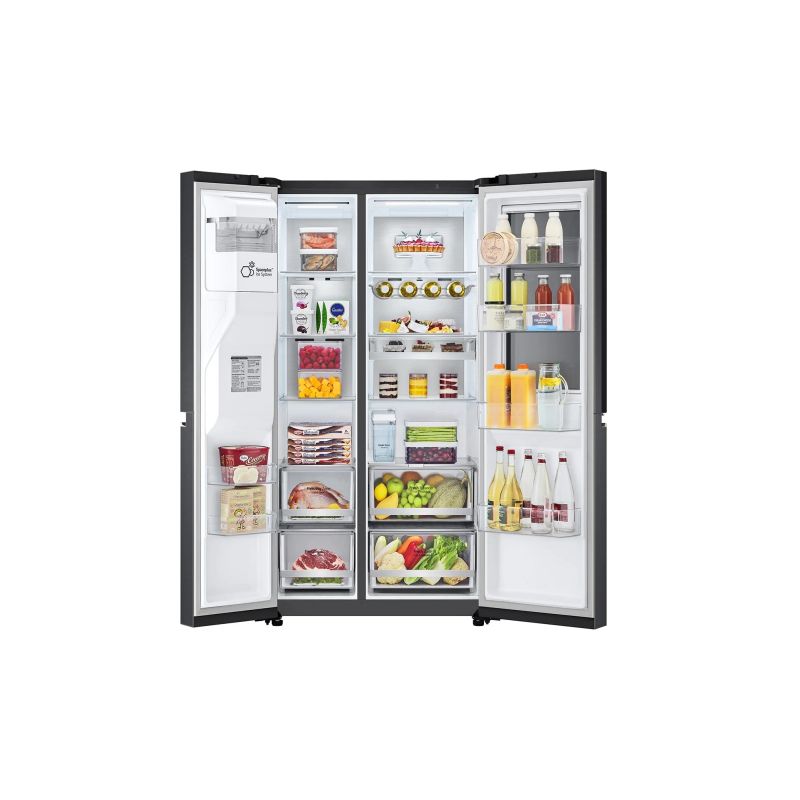 Lg Refrigerator 635L Instaview Door-In-Door Black Gc-X257Cqes 12 Lg Refrigerator 635L Instaview Door-In-Door Black Gc-X257Cqes