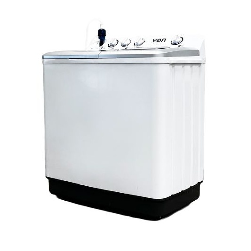 Von Washing Machine 13Kg Twin Tub, Semi-Automatic, White Vwm-13Ahk 2 Von Washing Machine 13Kg Twin Tub, Semi-Automatic, White Vwm-13Ahk