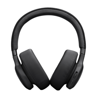 JBL Bluetooth Headphones Noise Cancelling Black, Handsfree Call, Multi-Point Connections, 27 hrs Battery Life, Detachable Audio cable LIVE 770NB BK