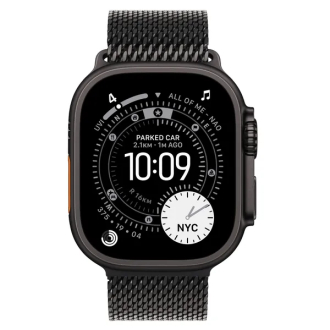 Apple Watch Ultra 3 49mm Black Titanium Case GPS + Cellular Milanese Loop