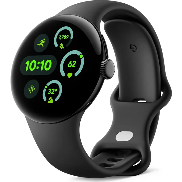 Google Pixel Watch 3 Wi-Fi 41Mm - Matte Black With Obsidian Active Band 1 Google Pixel Watch 3 Wi-Fi 41Mm - Matte Black With Obsidian Active Band