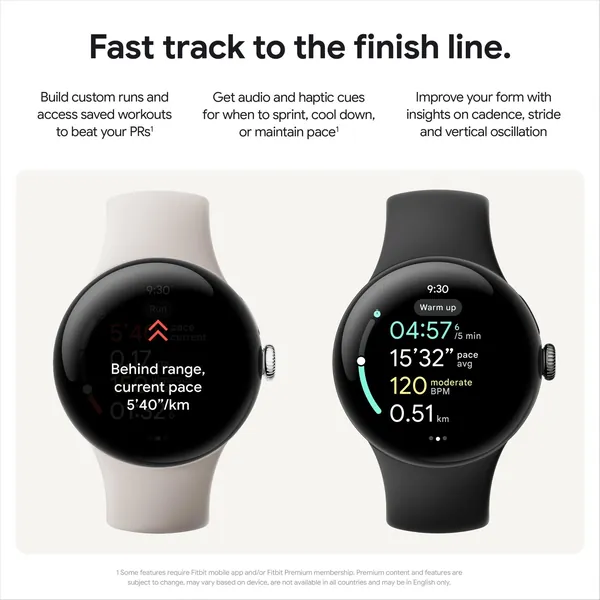 Google Pixel Watch 3 Wi-Fi 45Mm - Matte Black With Obsidian Active Band 8 Google Pixel Watch 3 Wi-Fi 45Mm - Matte Black With Obsidian Active Band