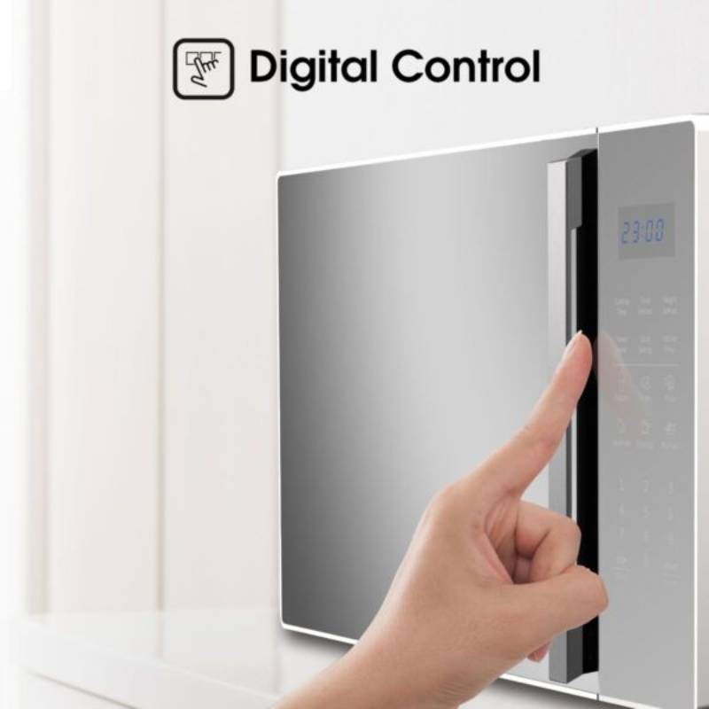Hisense Microwave 26L 700W Solo Digital, 6 Power Levels, Touch Display, Handle, Mirror Finish H26Moms5H 4 Hisense Microwave 26L 700W Solo Digital, 6 Power Levels, Touch Display, Handle, Mirror Finish H26Moms5H
