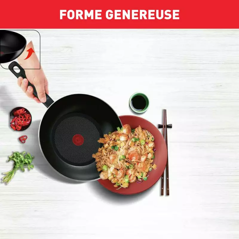 Tefal Super Cook Frypan 26Cm Non Electric B4590584 Aluminium Material Heat Indicator Thermo Signal Powerglide Coating 3 Tefal Super Cook Frypan 26Cm Non Electric B4590584 Aluminium Material Heat Indicator Thermo Signal Powerglide Coating