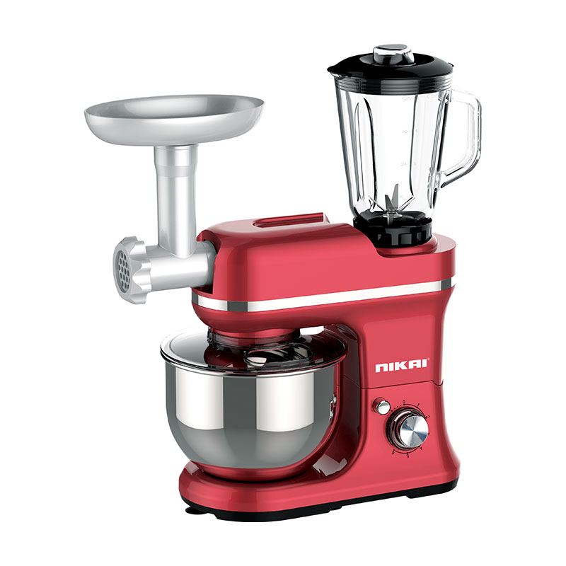 Nikai Kitchen Machine 5L 3 In 1 Blender Mincer And Mixer 1000W Nfp555Ldn4 Stainless Steel Bowl With Cover Metal Gear 3 Blades Whisk, Dough Hook &Amp; Beater 10 Speed 1 Nikai Kitchen Machine 5L 3 In 1 Blender Mincer And Mixer 1000W Nfp555Ldn4 Stainless Steel Bowl With Cover Metal Gear 3 Blades Whisk, Dough Hook &Amp; Beater 10 Speed