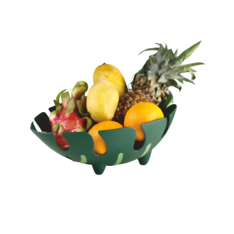 Supermom Green Leaf Wash N Fruit Basket Plastic Unbreakable with Food Grade Material 573218