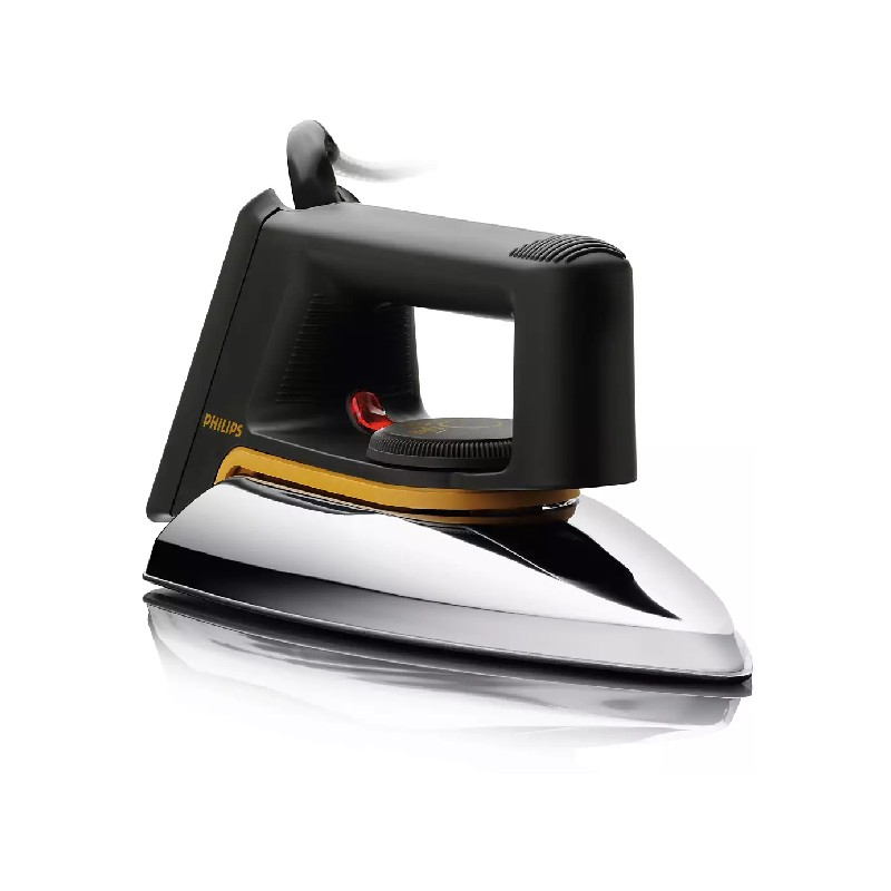 Philips Dry Iron, 1000W, Non Stick, Aluminium Soleplate, 3 Pin Plug, Easy Tempreture Control, 1.9M Cord Length Hd1172/01 1 Philips Dry Iron, 1000W, Non Stick, Aluminium Soleplate, 3 Pin Plug, Easy Tempreture Control, 1.9M Cord Length Hd1172/01