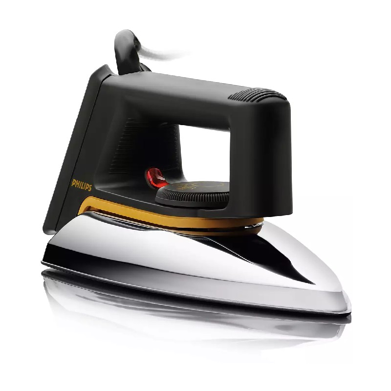 Philips Dry Iron, 1000W, Non Stick, Aluminium Soleplate, 3 Pin Plug, Easy Tempreture Control, 1.9M Cord Length Hd1172/01 3 Philips Dry Iron, 1000W, Non Stick, Aluminium Soleplate, 3 Pin Plug, Easy Tempreture Control, 1.9M Cord Length Hd1172/01