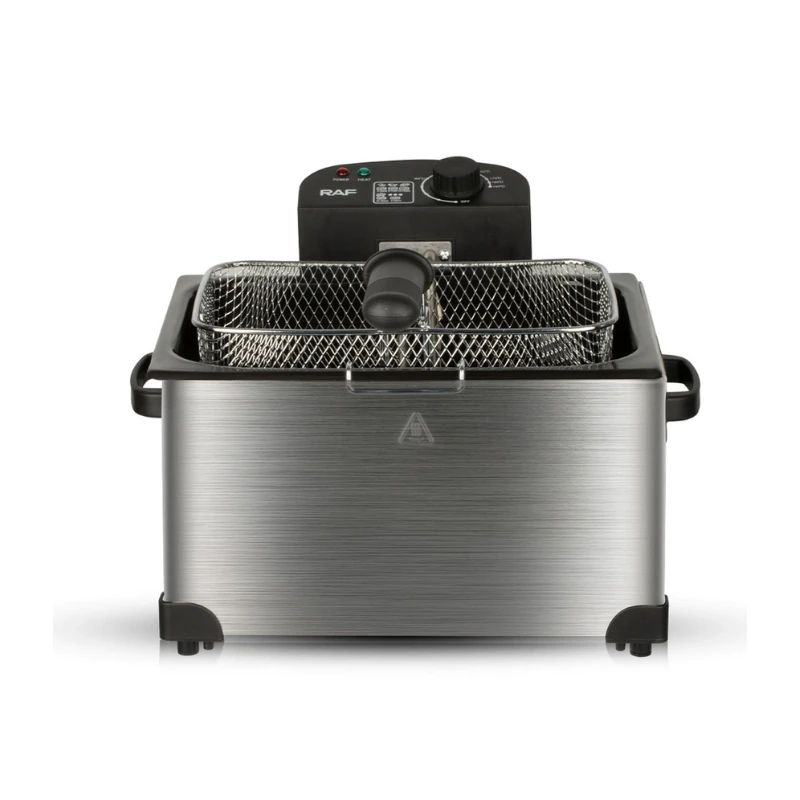 Raf Deep Fryer 7.5L 2000W 2In1 4 Ring Fever,Anti Scalding Design R.5249 2 Raf Deep Fryer 7.5L 2000W 2In1 4 Ring Fever,Anti Scalding Design R.5249