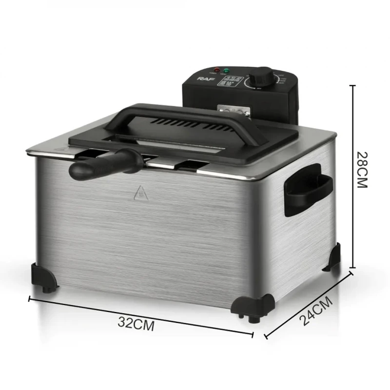Raf Deep Fryer 7.5L 2000W 2In1 4 Ring Fever,Anti Scalding Design R.5249 7 Raf Deep Fryer 7.5L 2000W 2In1 4 Ring Fever,Anti Scalding Design R.5249