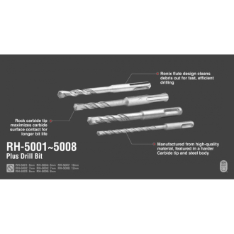 Ronix SDS Plus Drill Bit 12 x 160mm RH-5008