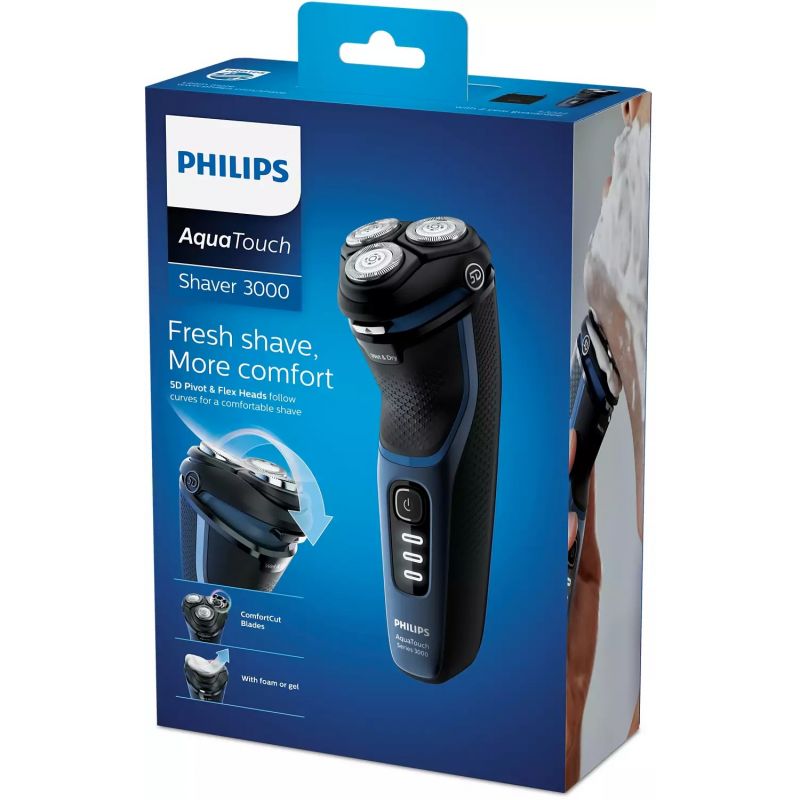 Philips Rechargeable Aqua Touch Shaver Wet Or Dry S3232 6 Philips Rechargeable Aqua Touch Shaver Wet Or Dry S3232