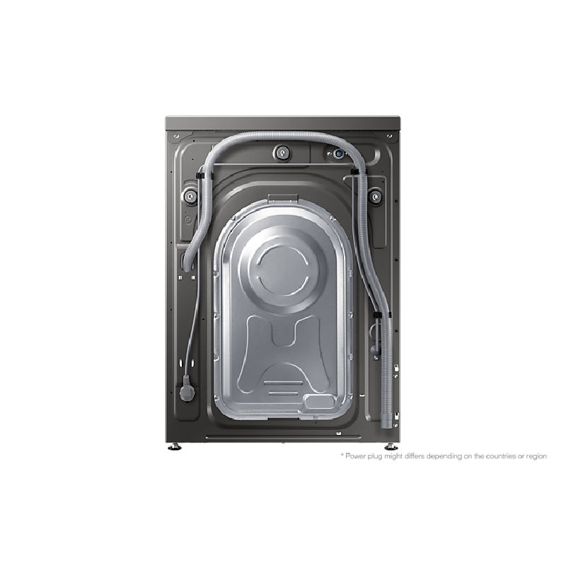Samsung Washing Machine 7Kg Front Load, Digital Inverter Technology, Diiamond Drum, Quick Wash, Eco Bibble,  Energy Saving, Hygiene Steam, Silver Ww70T4020Cx/Nq