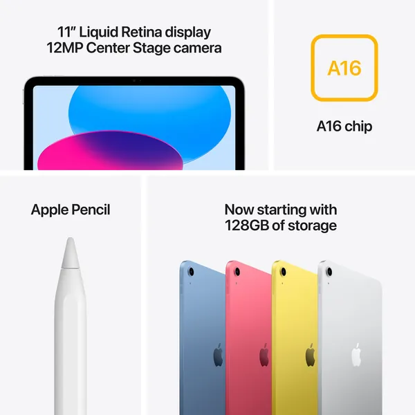 Apple 11&Quot; Ipad A16 Chip 128Gb, Wi-Fi Only, Pink 7 Apple 11&Quot; Ipad A16 Chip 128Gb, Wi-Fi Only, Pink