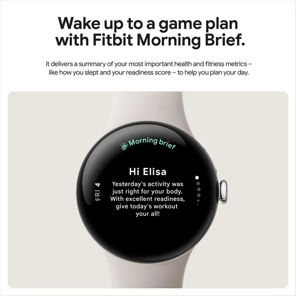 Google Pixel Watch 3 Wi-Fi 45Mm - Matte Black With Obsidian Active Band 11 Google Pixel Watch 3 Wi-Fi 45Mm - Matte Black With Obsidian Active Band