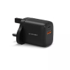 Hyphen VoltPort Dual Port PD Adaptor UK Plug 20W Black HPA-D20UKB0478