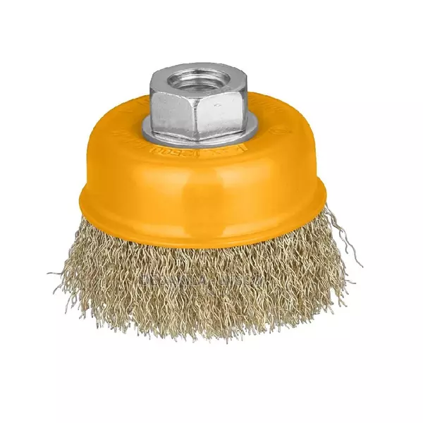 Ingco Wire Cup Brush 100Mm Wb11001 1 Ingco Wire Cup Brush 100Mm Wb11001