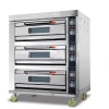 Generic Commercial Electric Baking Oven 3 Door 6 Trays