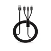 Esse Dyro 3in1 (Lightning+Type C+Micro-USB) Cable 1m ECB-USB37095